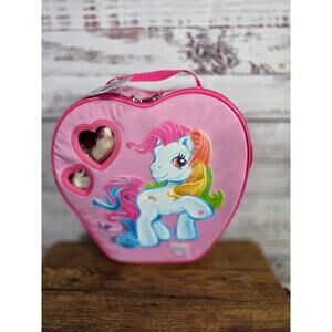 Hasbro My Little Pony G3 Pink heart Carry Case with variety of ponies